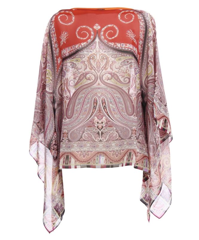 102158 - Etro Silkeponcho