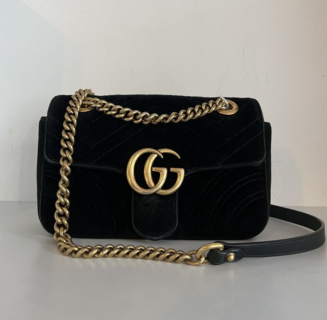Hovedbilde 101955 - Gucci Marmont Velvet Black