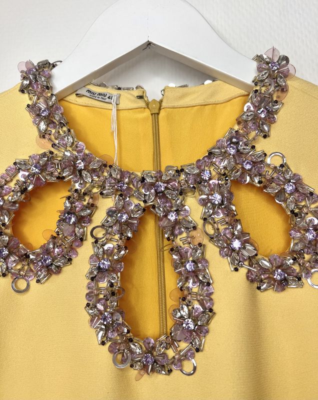 102384 - Miu Miu Yellow Dress