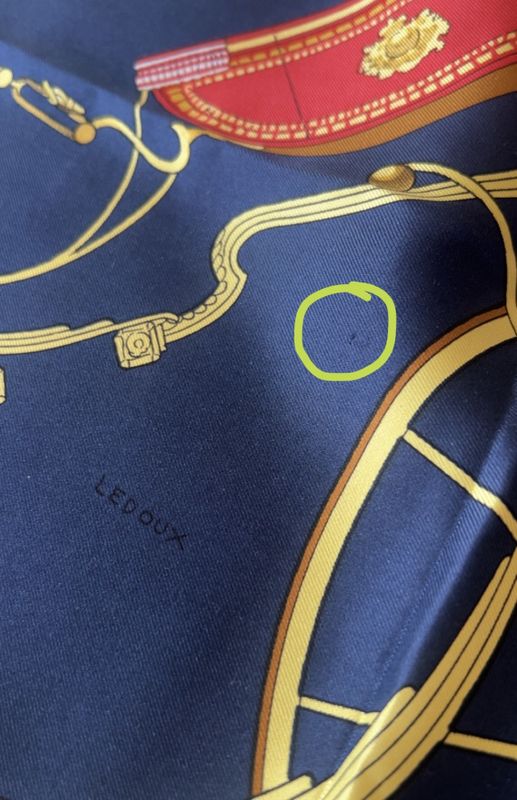 101850 - Hermes Vintage silkeskjerf 