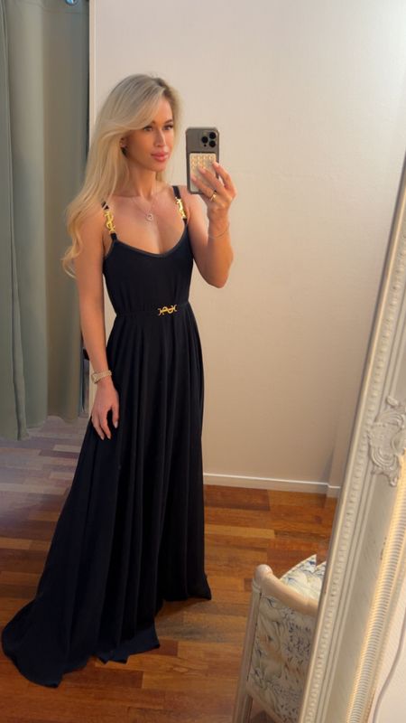 102086 - Ida Sjöstedt blå maxikjole