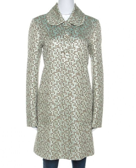 Hovedbilde 102511 - Kenzo Green and Gold Patterned Jacquard ...
